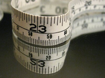 Centimetres sewing width photo