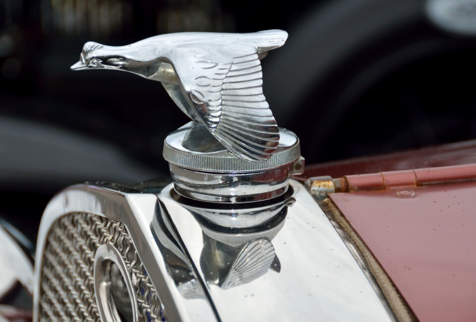 Automobile retro chrome