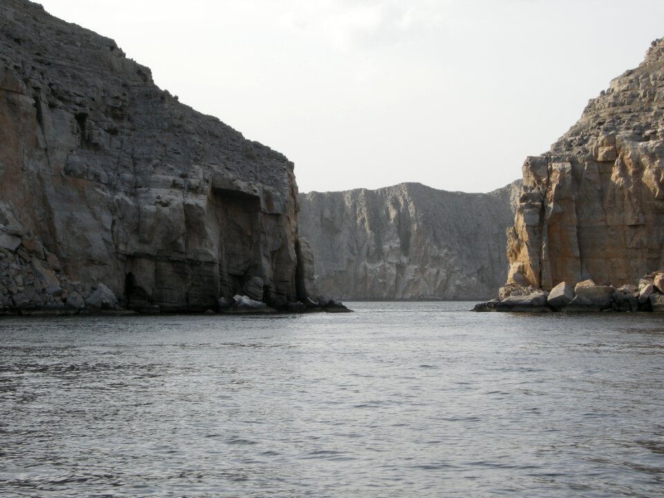 Landscape oman sea
