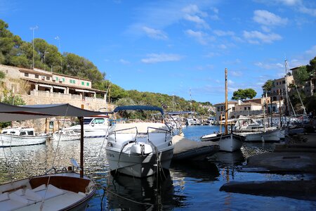 Coast port boats photo