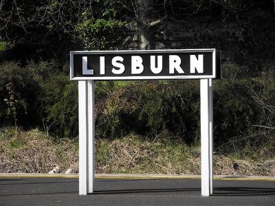 Northern ireland black white