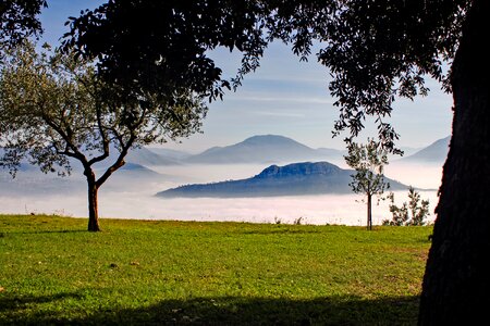 Landscape valley liri cassino