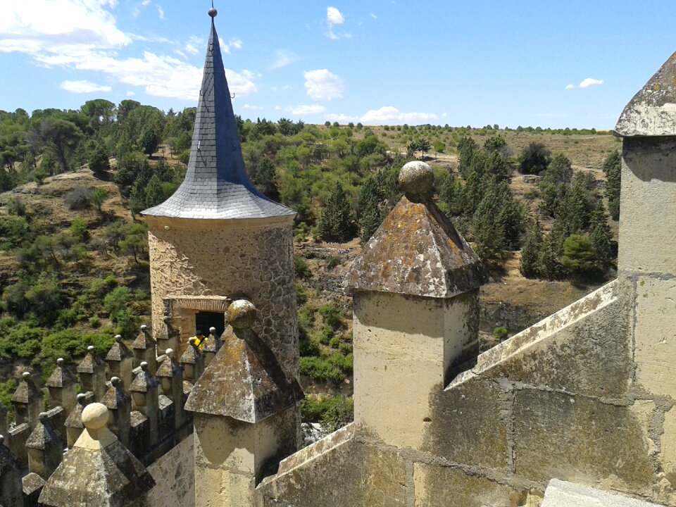 Segovia castle landscape