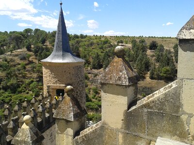 Segovia castle landscape