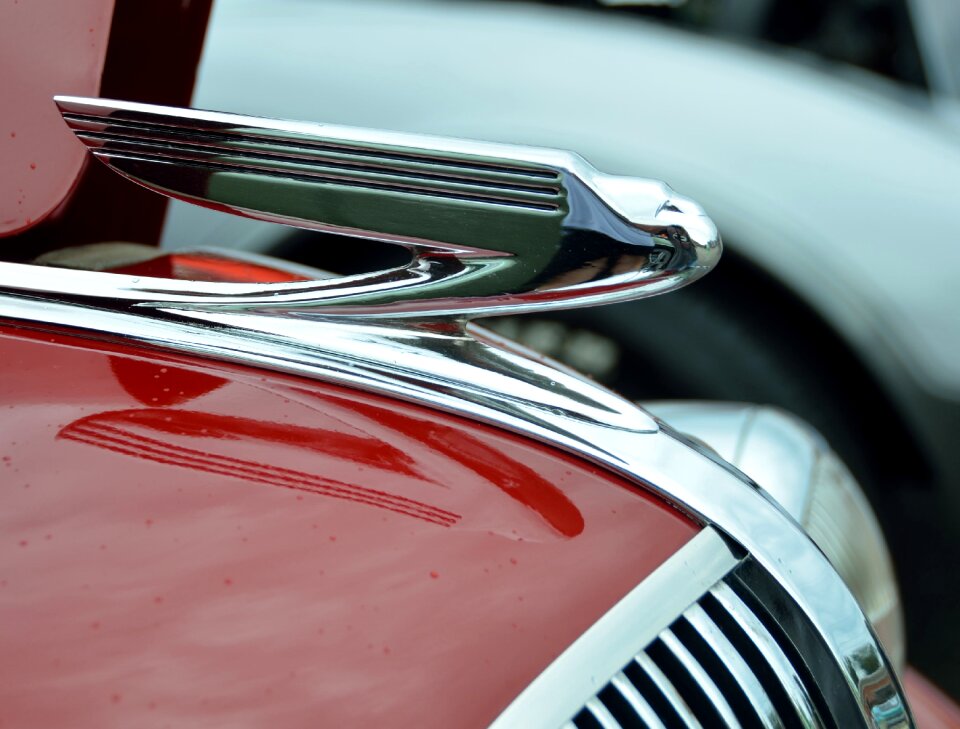 Automobile retro chrome