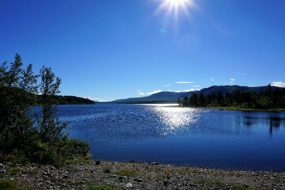 Laponia mountain lake