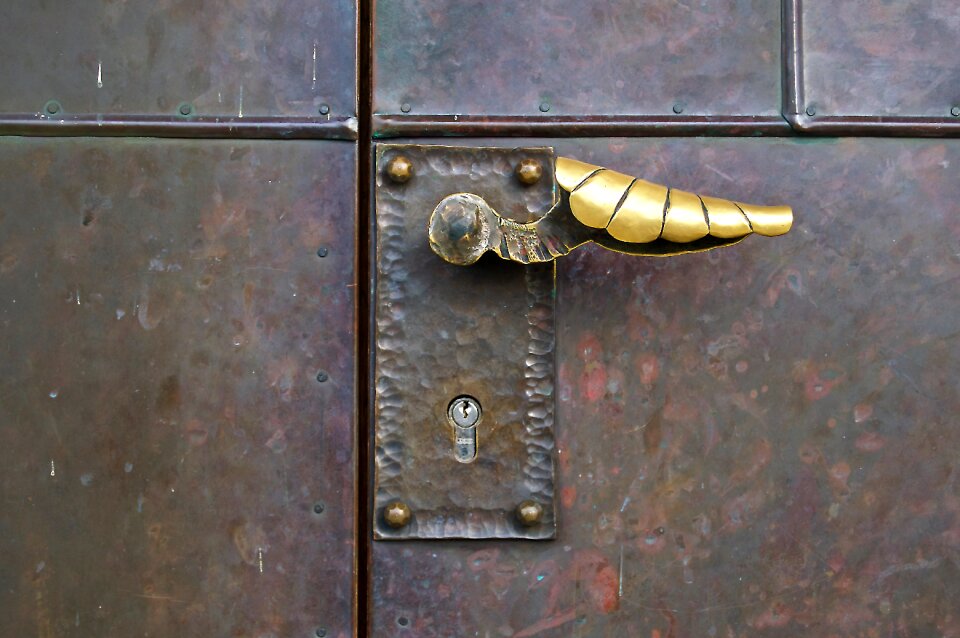 Brass metal handle