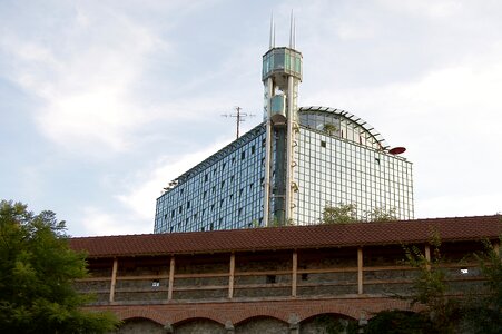 Tower elevator glass