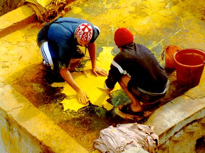 Old colorful moroccan photo