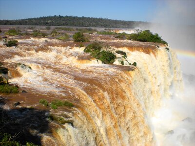 Iguazu fall natural water