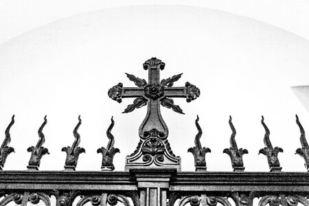 Decorative entrance church