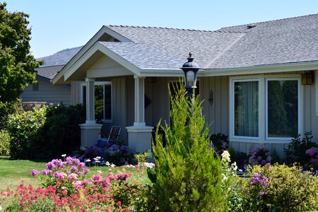 Family home garden photo