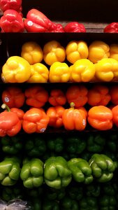 Paprika colorful shelf