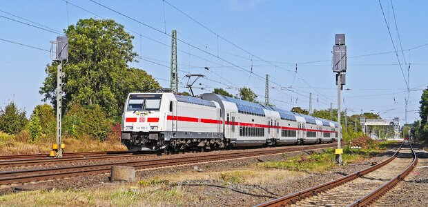 Deutsche bahn remote traffic transit photo