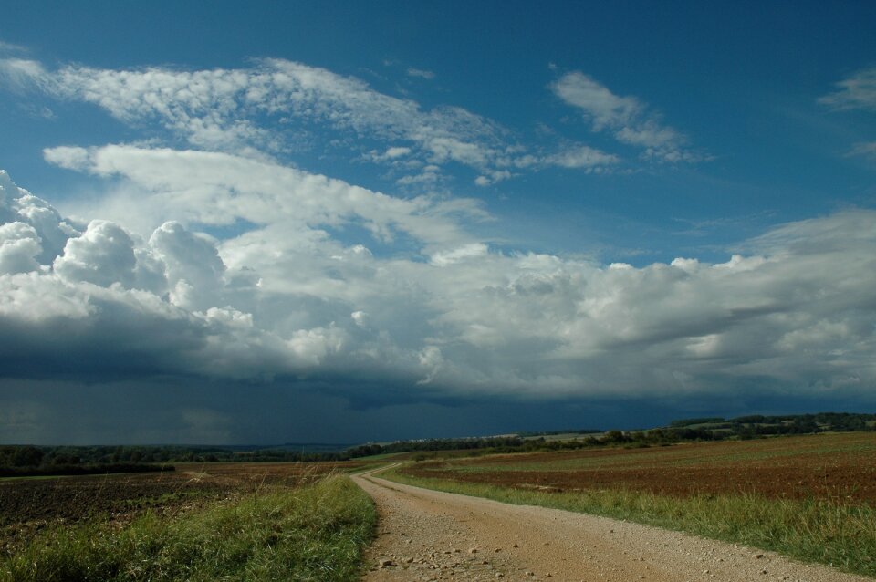 Sky landscape summer