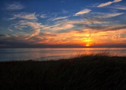 Romance abendstimmung nature
