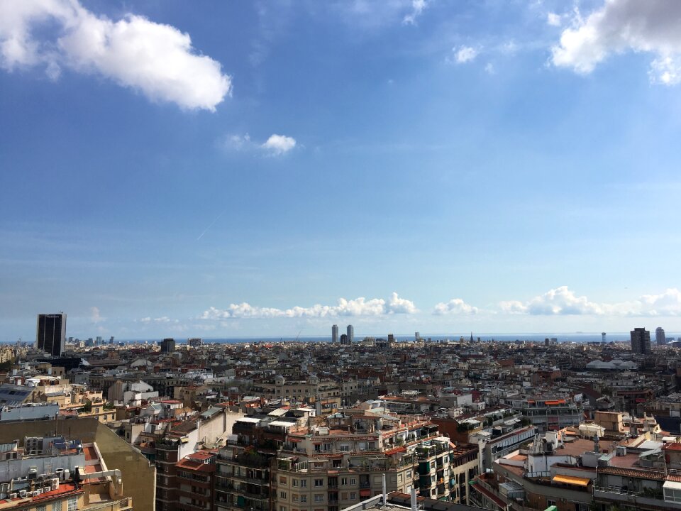 Europe catalan cityscape