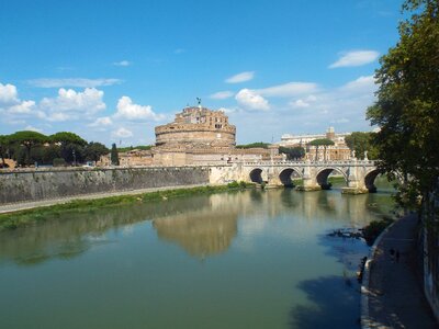Castel sant'angelo bridge italy