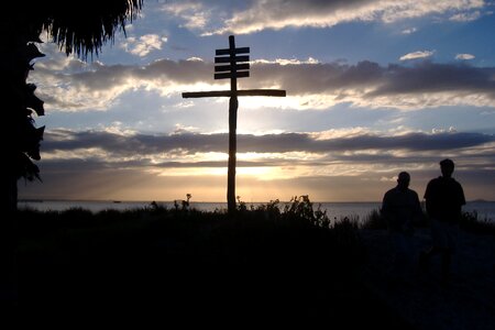 Religion christian cross easter photo