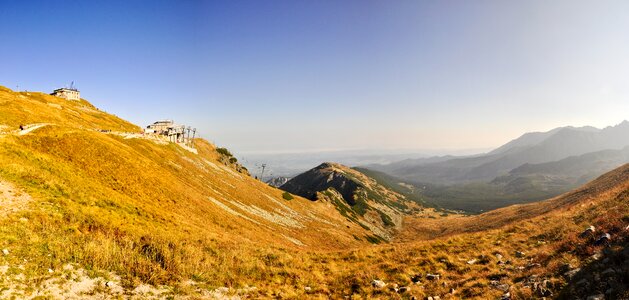 Landscape polish tatras autumn