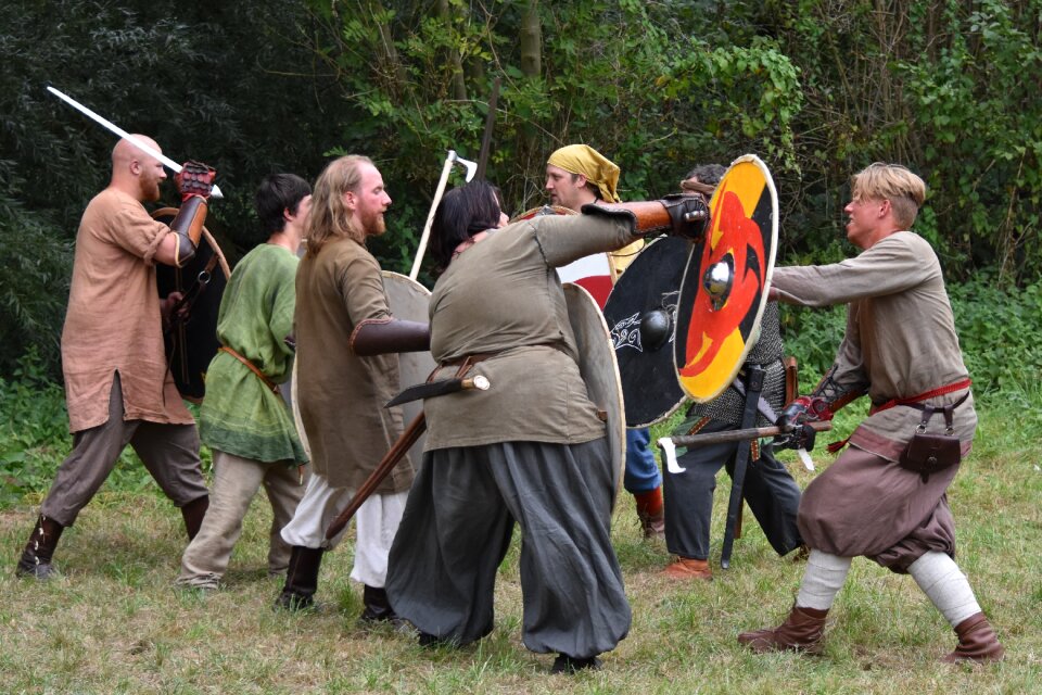 Sword people shield