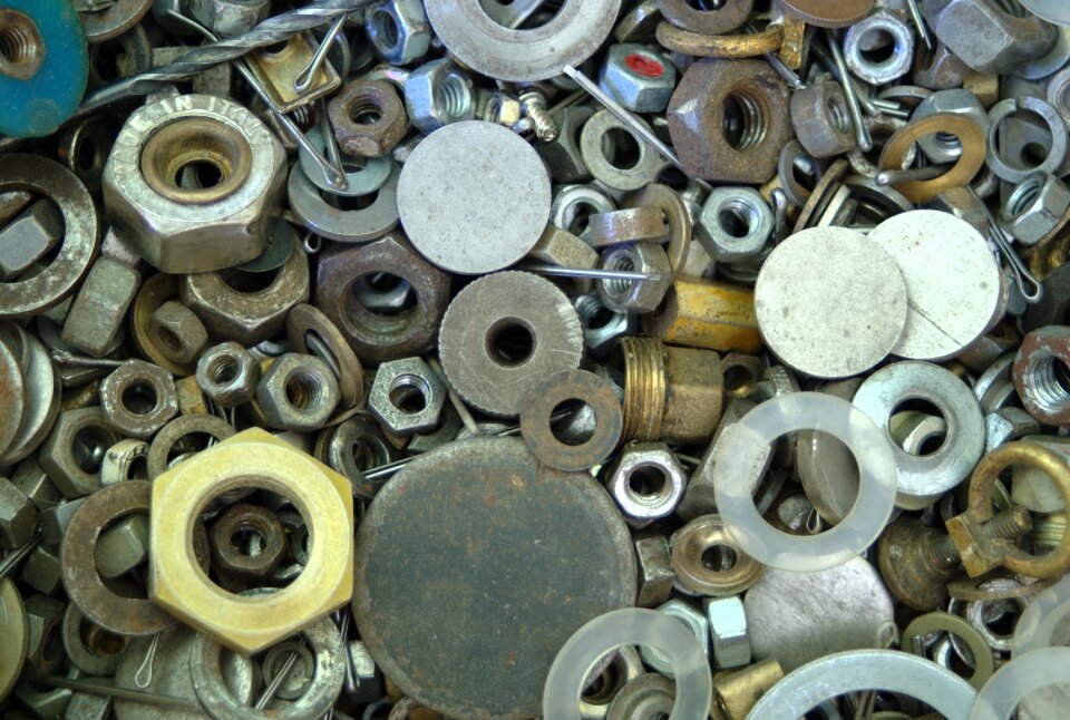 Texture steel old