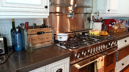 Stove cabinet luxury