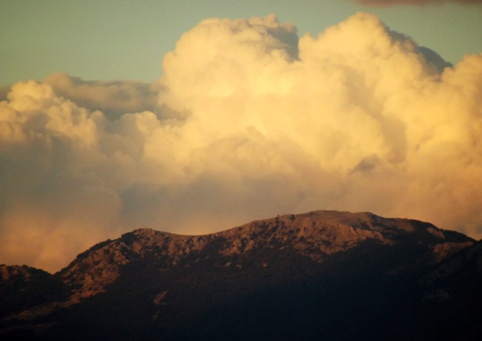 Sunset sky landscape