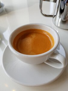 Espresso morning coffee coffee mug photo