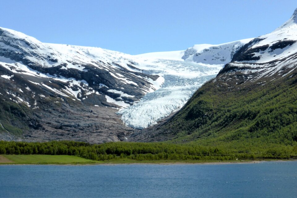 Snow landscape norway