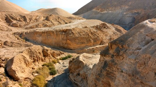 Israel scenery riverbed photo