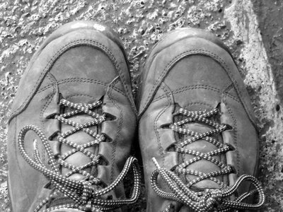 Hiking shoes make a pilgrimage
