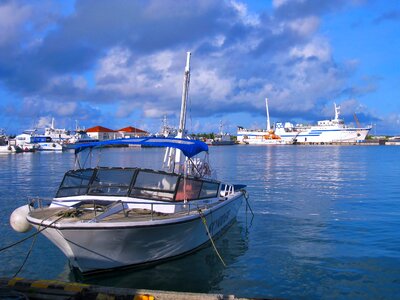 Sea port wharf