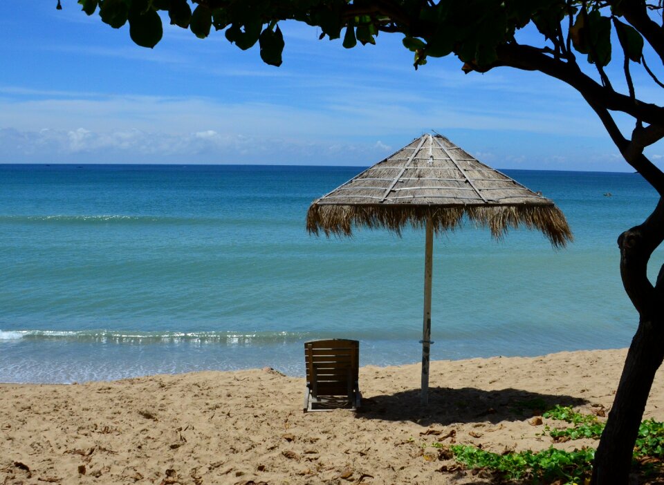 Beach sand beach parasol
