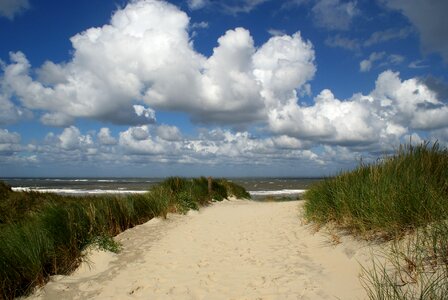 Coast path sand photo