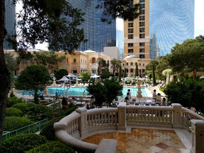 Bellagio afternoon balustrade