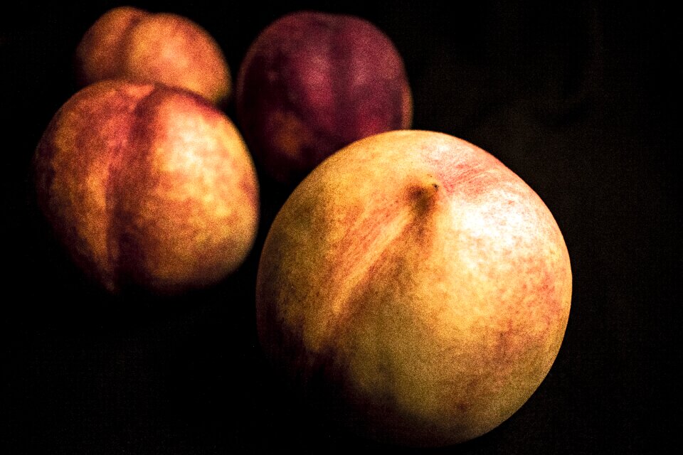 Peach healthy sweet