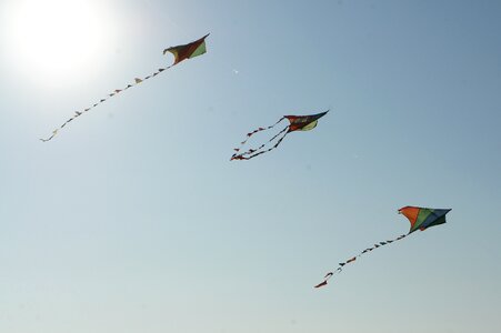 Windspiel flying colorful photo