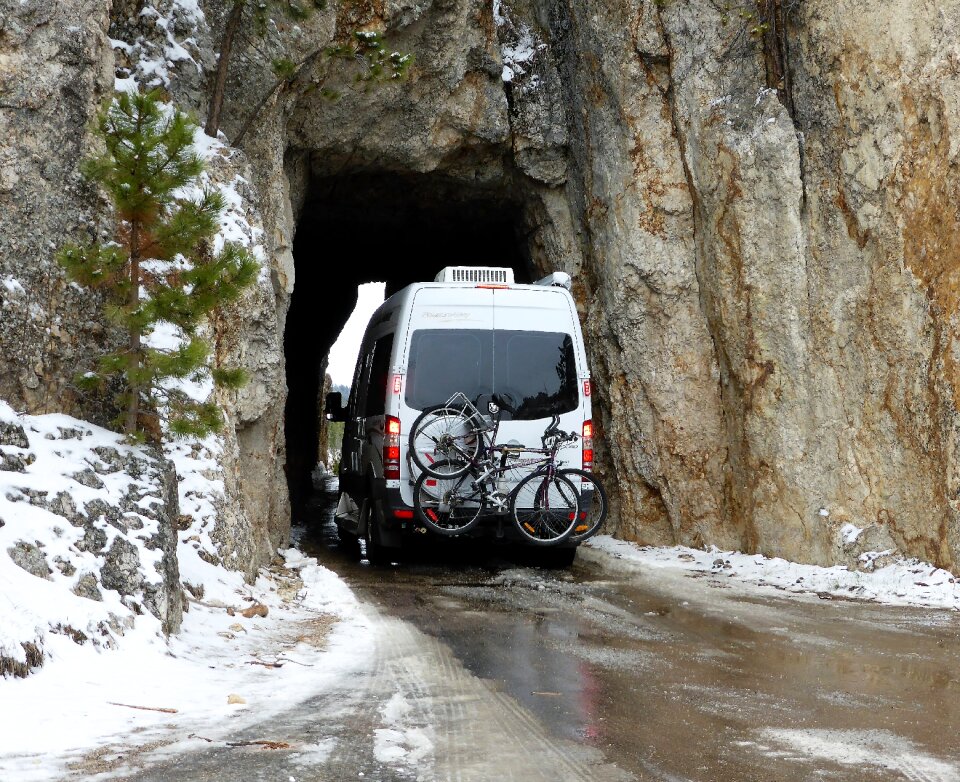 Holiday cycling winter