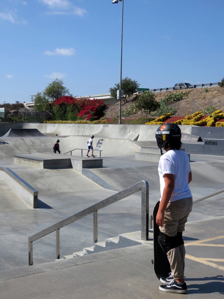 Skateboarding skateboard active