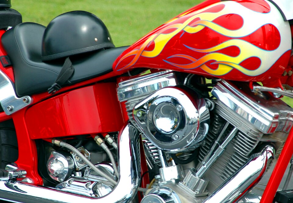 Biker motor motorbike