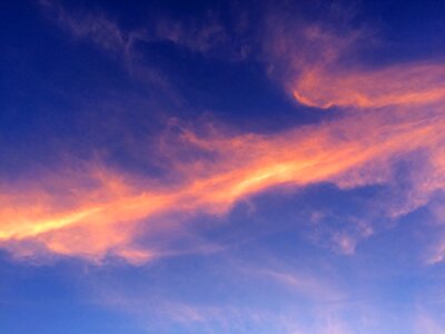 Rosy cloud cloud autumn