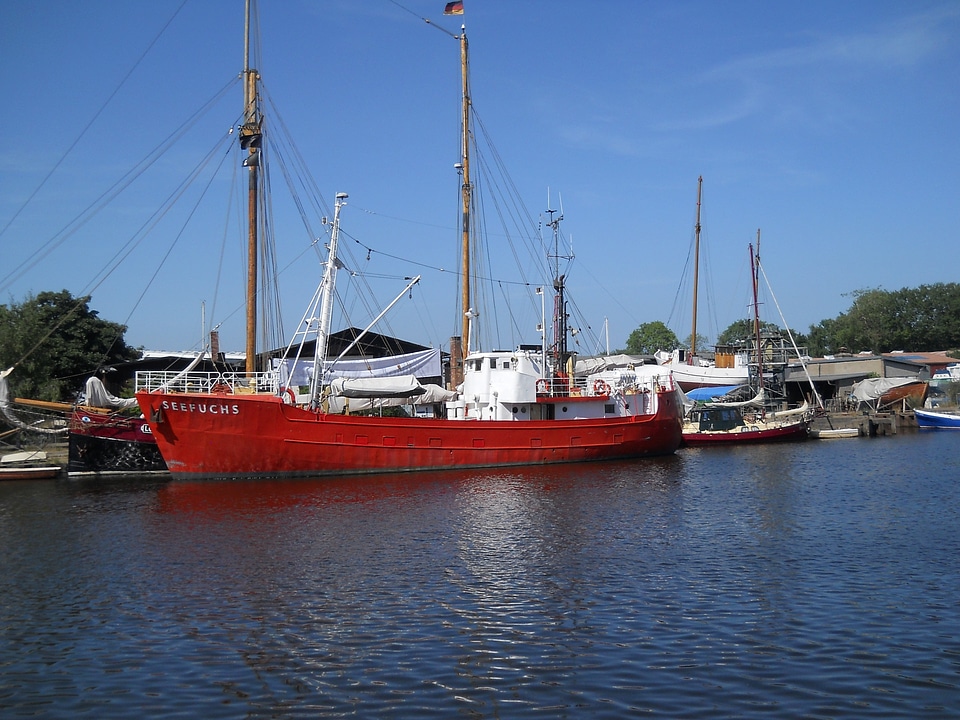 Port of greifswald ship port