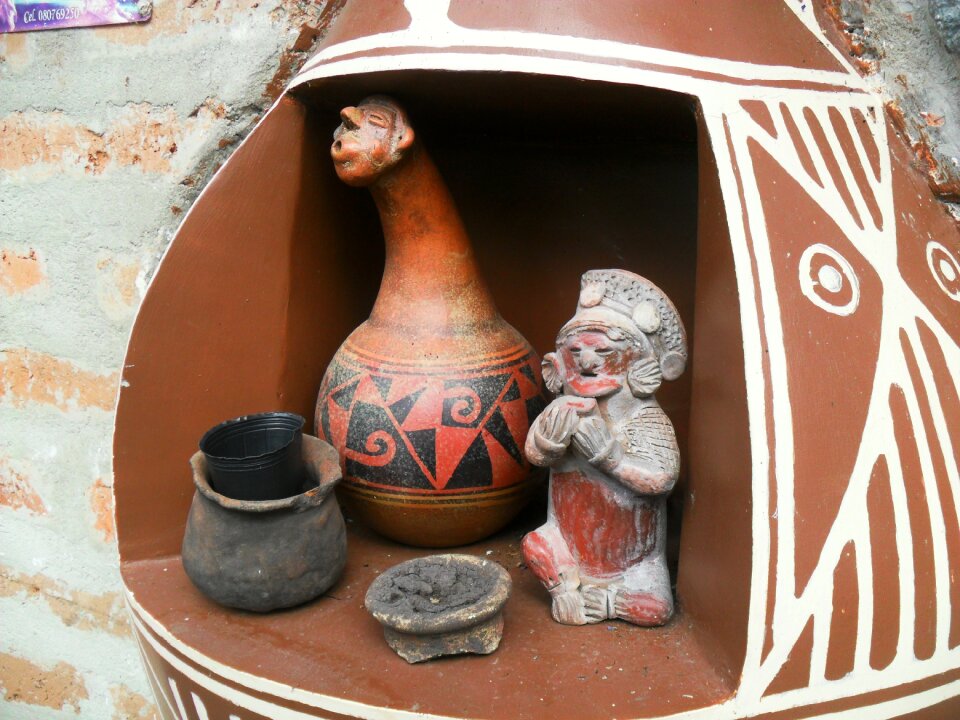 Sculpture monument pre columbian