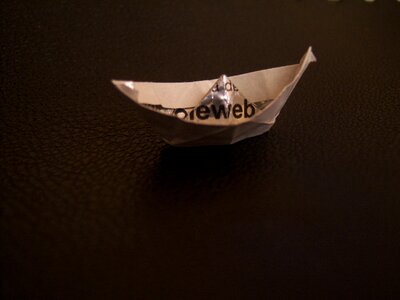 Transport origami handmade