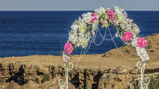 Wedding decoration flowers photo