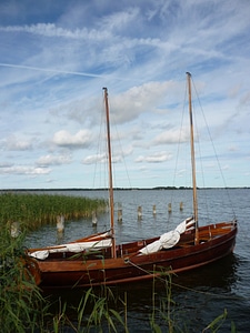 Masts sky water