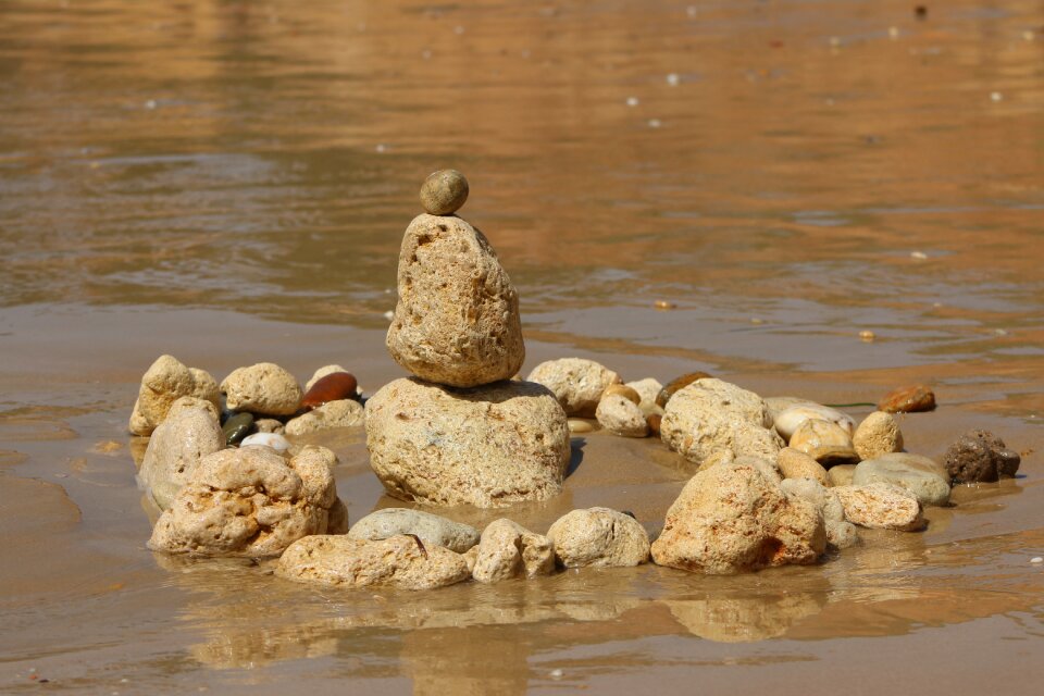 Beach work of art statue