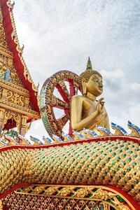 Asia statue golden buddha photo