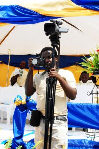 Photographer job filming